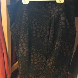 Larry Levine faux wrap Skirt